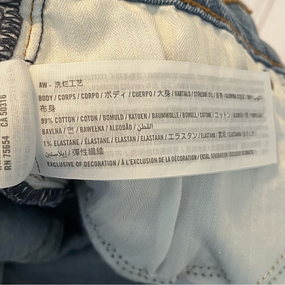 Abercrombie & Fitch 90s Slim Straight Ultra High Rise Jeans Womens 29 | 8 X-Long - Picture 13 of 14
